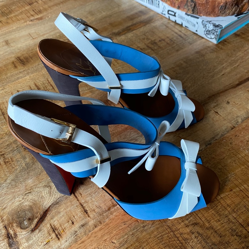 Christian Louboutin RARE bow tie sandals
